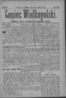 Goniec Wielkopolski: najtańsze pismo codzienne dla wszystkich stanów 1879.05.07 R.3 Nr105