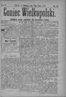 Goniec Wielkopolski: najtańsze pismo codzienne dla wszystkich stanów 1879.05.17 R.3 Nr113