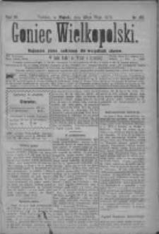 Goniec Wielkopolski: najtańsze pismo codzienne dla wszystkich stanów 1879.05.23 R.3 Nr117