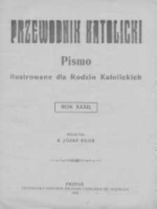 Przewodnik Katolicki. 1926 R.32 nr1