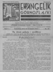 Ewangelik Górnośląski. 1936 R.5 nr47