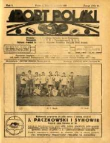 Sport Polski: (dawniej Dwutygodnik Sportowy): oficjalny organ Polskiego Związku Lawn-Tenisowego, Poznańskiego Z. O. P. N. i Poznańskiego O. Z. L. A.: ogłasza r&oacute;wnież komunikaty oficjalne Polskiego Związku Piłki Nożnej 1921.12.22 R.1 Z.13=24