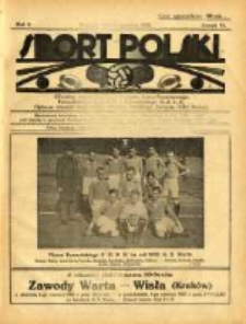Sport Polski: oficjalny organ Polskiego Związku Lawn-Tenisowego, Poznańskiego Z. O. P. N. i Poznańskiego O. Z. L. A.: ogłasza r&oacute;wnież komunikaty oficjalne Polskiego Związku Piłki Nożnej 1922.06.03 R.2 Z.13
