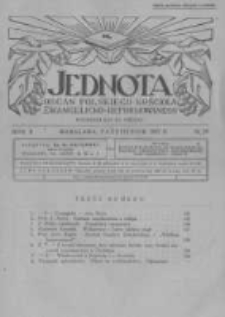 Jednota Organ Polskiego Kościoła Ewangelicko - Reformowanego. 1927 R.1 nr10R.2