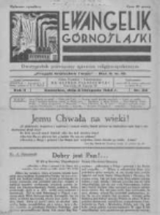 Ewangelik Górnośląski. 1933 R.2 nr22
