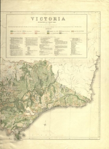 Victoria Distribution of forest trees [...] Compiled by Arthur Everett [...]. Engraved by William Slight [...]