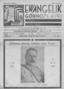 Ewangelik G&oacute;rnośląski. 1935 R.4 nr21