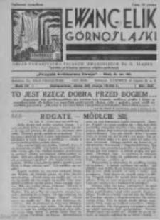 Ewangelik G&oacute;rnośląski. 1935 R.4 nr22