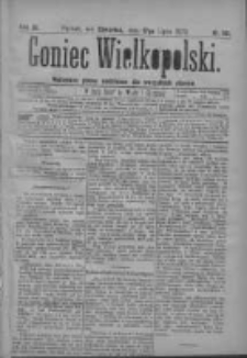 Goniec Wielkopolski: najtańsze pismo codzienne dla wszystkich stan&oacute;w 1879.07.17 R.3 Nr161
