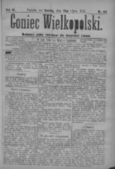 Goniec Wielkopolski: najtańsze pismo codzienne dla wszystkich stanów 1879.07.19 R.3 Nr163