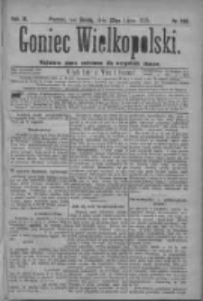 Goniec Wielkopolski: najtańsze pismo codzienne dla wszystkich stan&oacute;w 1879.07.23 R.3 Nr166
