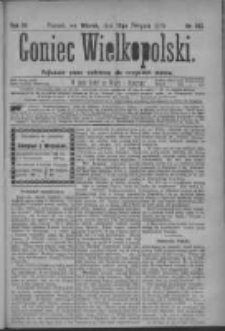 Goniec Wielkopolski: najtańsze pismo codzienne dla wszystkich stan&oacute;w 1879.08.12 R.3 Nr183