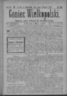 Goniec Wielkopolski: najtańsze pismo codzienne dla wszystkich stan&oacute;w 1879.08.14 R.3 Nr185