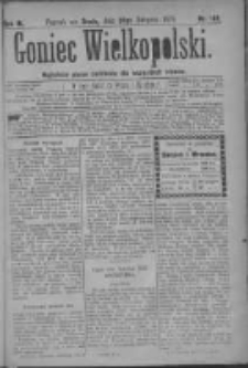 Goniec Wielkopolski: najtańsze pismo codzienne dla wszystkich stan&oacute;w 1879.08.20 R.3 Nr189