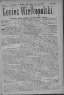 Goniec Wielkopolski: najtańsze pismo codzienne dla wszystkich stan&oacute;w 1879.08.22 R.3 Nr191