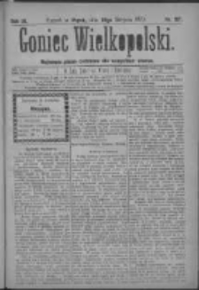 Goniec Wielkopolski: najtańsze pismo codzienne dla wszystkich stanów 1879.08.29 R.3 Nr197
