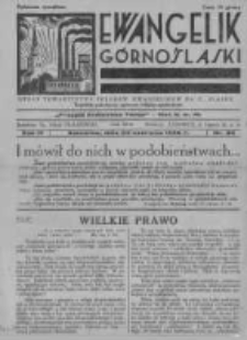 Ewangelik G&oacute;rnośląski. 1935 R.4 nr26