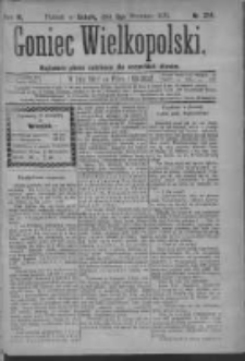 Goniec Wielkopolski: najtańsze pismo codzienne dla wszystkich stan&oacute;w 1879.09.06 R.3 Nr204