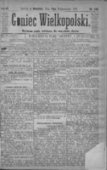Goniec Wielkopolski: najtańsze pismo codzienne dla wszystkich stan&oacute;w 1879.10.19 R.3 Nr240