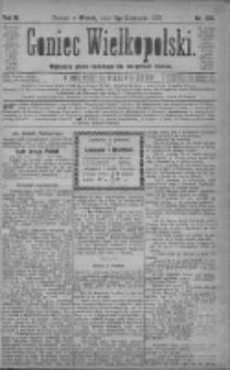 Goniec Wielkopolski: najtańsze pismo codzienne dla wszystkich stan&oacute;w 1879.11.11 R.3 Nr258
