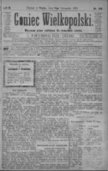 Goniec Wielkopolski: najtańsze pismo codzienne dla wszystkich stan&oacute;w 1879.11.14 R.3 Nr261
