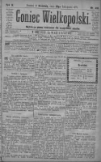Goniec Wielkopolski: najtańsze pismo codzienne dla wszystkich stan&oacute;w 1879.11.23 R.3 Nr269