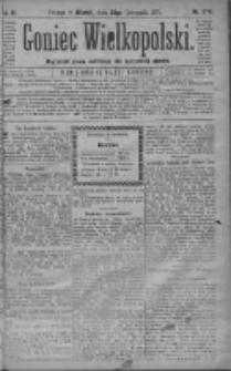 Goniec Wielkopolski: najtańsze pismo codzienne dla wszystkich stan&oacute;w 1879.11.25 R.3 Nr270