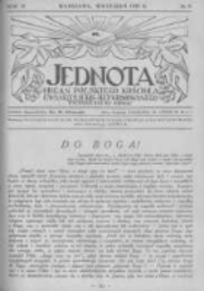 Jednota Organ Polskiego Kościoła Ewangelicko-Reformowanego. 1930 R.5 nr9