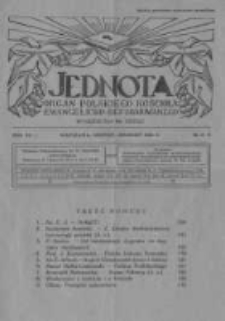 Jednota Organ Polskiego Kościoła Ewangelicko-Reformowanego. 1932 R.7 nr8-9