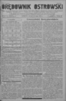 Orędownik Ostrowski: pismo na powiat ostrowski i miasto Ostr&oacute;w, Odolan&oacute;w, Mikstat, Sulmierzyce, Raszk&oacute;w i Skalmierzyce 1937.05.18 R.86 Nr40