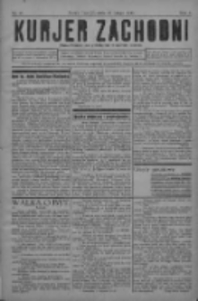 Kurjer Zachodni: pismo bezpartyjne poświęcone wszystkim stanom 1930.02.26 R.6 Nr17