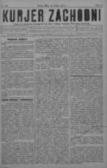 Kurjer Zachodni: pismo na powiat nowotomyski oraz miast Nowego Tomyśla, Zbąszynia i Lw&oacute;wka 1930.05.14 R.6 Nr39