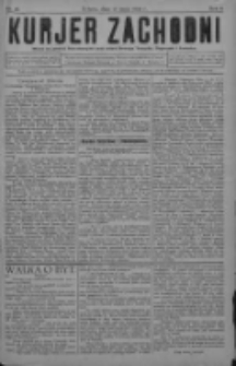 Kurjer Zachodni: pismo na powiat nowotomyski oraz miast Nowego Tomyśla, Zbąszynia i Lw&oacute;wka 1930.05.17 R.6 Nr40