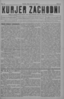 Kurjer Zachodni: pismo na powiat nowotomyski oraz miast Nowego Tomyśla, Zbąszynia i Lw&oacute;wka 1930.05.21 R.6 Nr41