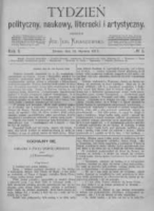 Tydzień Polityczny, Naukowy, Literacki i Artystyczny. 1870 R.1 nr5