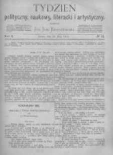 Tydzień Polityczny, Naukowy, Literacki i Artystyczny. 1870 R.1 nr21