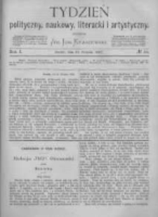 Tydzień Polityczny, Naukowy, Literacki i Artystyczny. 1870 R.1 nr34