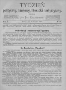 Tydzień Polityczny, Naukowy, Literacki i Artystyczny. 1870 R.1 nr52