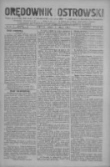 Orędownik Ostrowski: pismo na miasto i powiaty Ostrowski i Odolanowski oraz miast Ostrowa, Odolanowa, Sulmierzyc i Raszkowa 1931.02.03 R.80 Nr10