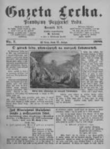 Gazeta Lecka. 1888 nr7