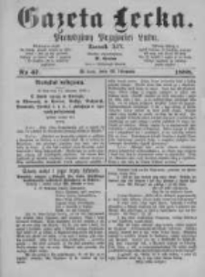 Gazeta Lecka. 1888 nr47