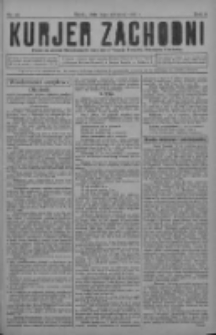 Kurjer Zachodni: pismo na powiat nowotomyski oraz miast Nowego Tomyśla, Zbąszynia i Lw&oacute;wka 1930.08.06 R.6 Nr63