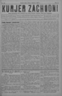 Kurjer Zachodni: pismo na powiat nowotomyski oraz miast Nowego Tomyśla, Zbąszynia i Lw&oacute;wka 1930.08.20 R.6 Nr67