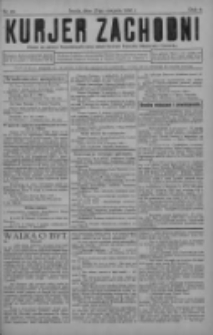 Kurjer Zachodni: pismo na powiat nowotomyski oraz miast Nowego Tomyśla, Zbąszynia i Lw&oacute;wka 1930.08.27 R.6 Nr69