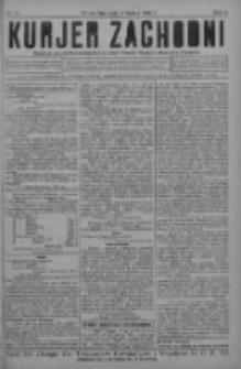 Kurjer Zachodni: pismo na powiat nowotomyski oraz miast Nowego Tomyśla, Zbąszynia i Lw&oacute;wka 1930.09.03 R.6 Nr71