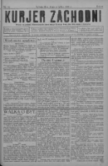 Kurjer Zachodni: pismo na powiat nowotomyski oraz miast Nowego Tomyśla, Zbąszynia i Lwówka 1930.09.13 R.6 Nr74