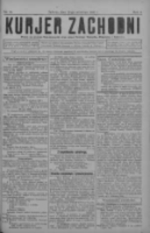 Kurjer Zachodni: pismo na powiat nowotomyski oraz miast Nowego Tomyśla, Zbąszynia i Lw&oacute;wka 1930.09.20 R.6 Nr76
