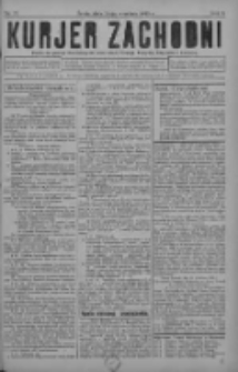 Kurjer Zachodni: pismo na powiat nowotomyski oraz miast Nowego Tomyśla, Zbąszynia i Lw&oacute;wka 1930.09.24 R.6 Nr77