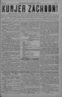 Kurjer Zachodni: pismo na powiat nowotomyski oraz miast Nowego Tomyśla, Zbąszynia i Lw&oacute;wka 1930.10.08 R.6 Nr81