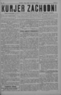 Kurjer Zachodni: pismo na powiat nowotomyski oraz miast Nowego Tomyśla, Zbąszynia i Lw&oacute;wka 1930.11.08 R.6 Nr90